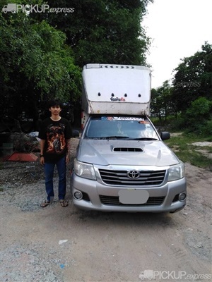 รถกระบะตอนเดียวรับจ้าง มีหลังคาและมีตู้ขนของ Toyota รุ่นวีโก้แชมป์ ที่จ.ชลบุรี อ.ศรีราชา ต.ทุ่งสุขลา C10167
