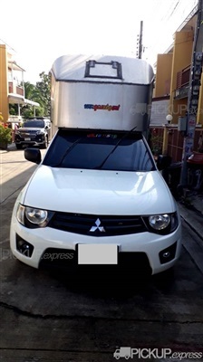 รถกระบะตอนเดียวรับจ้าง มีหลังคาและมีตู้ขนของ Mitsubishi รุ่นTriton ที่กรุงเทพมหานคร เขตภาษีเจริญ แขวงบางแวก C14380